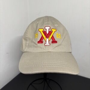 Virginia Military Institute Hat Cap Beige VMI Keydets Unisex Adjustable Casual